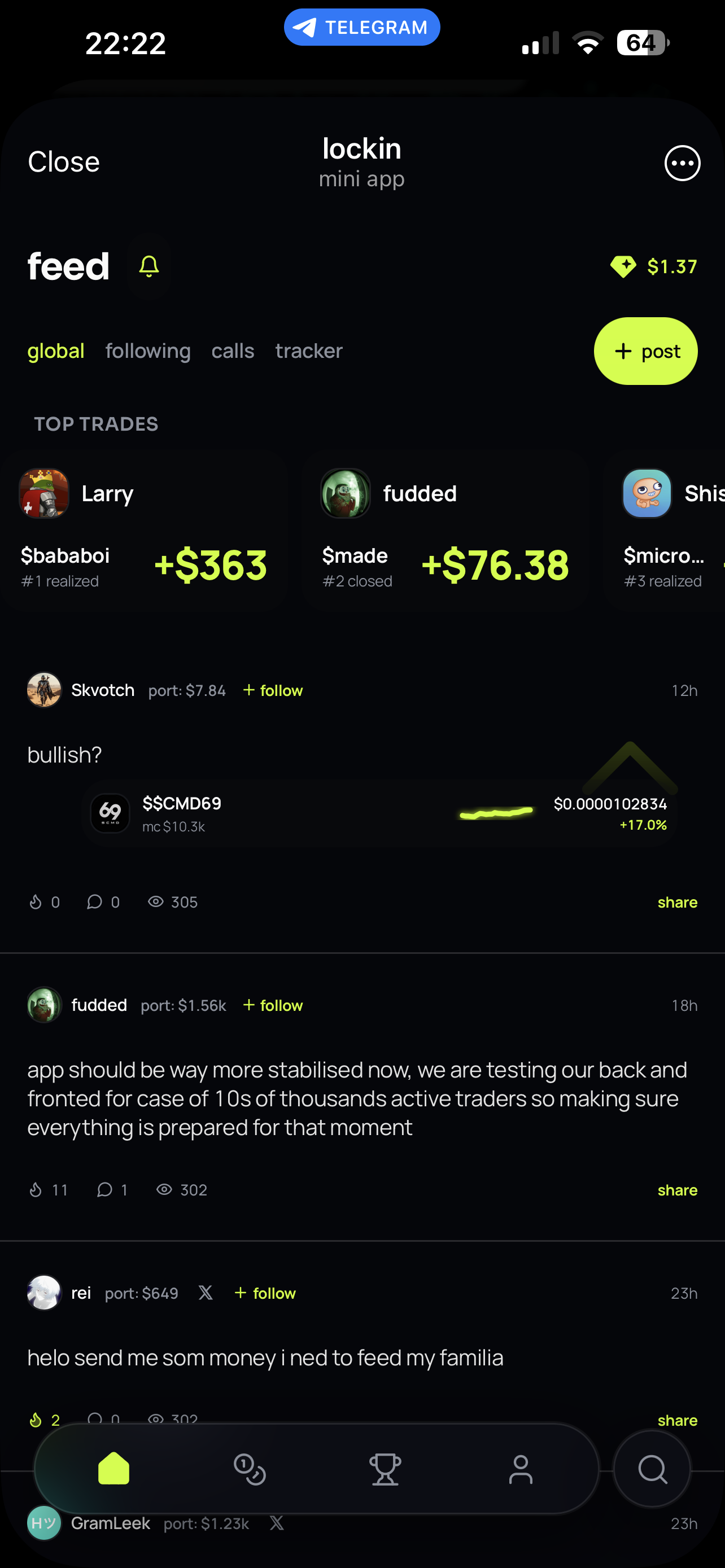 Lockin app — Discover